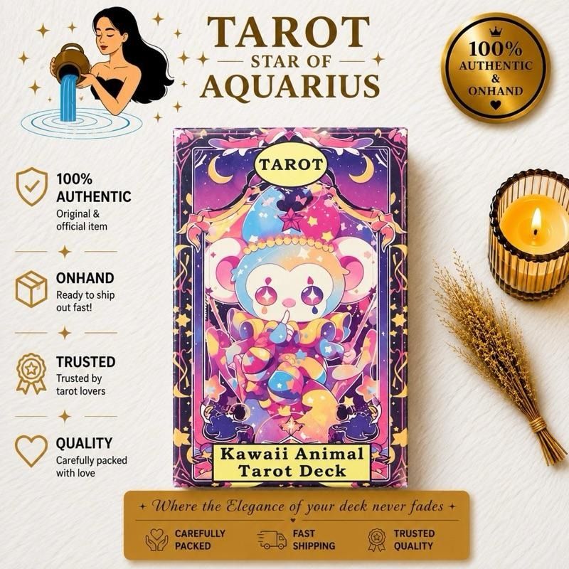Kawaii Animal Tarot Decks (Category: Vintage Collectibles) located in Bacoor. Submitted by tarotstarofaquarius (Listing ID 1460914154, Image 1). Description: ✨ Welcome to Our Store! ✨ Discover a curated collection of 100% Authentic Imported Tarot, Oracle & Lenormand Decks from trusted publishers and creators around the world. 💎 Why Shop With Us? ✅ 100% Authentic & Imported 📦 On Hand & Ready to Ship 🚚 Fast Shipping Nationwide 🆕 Brand New & Fac
