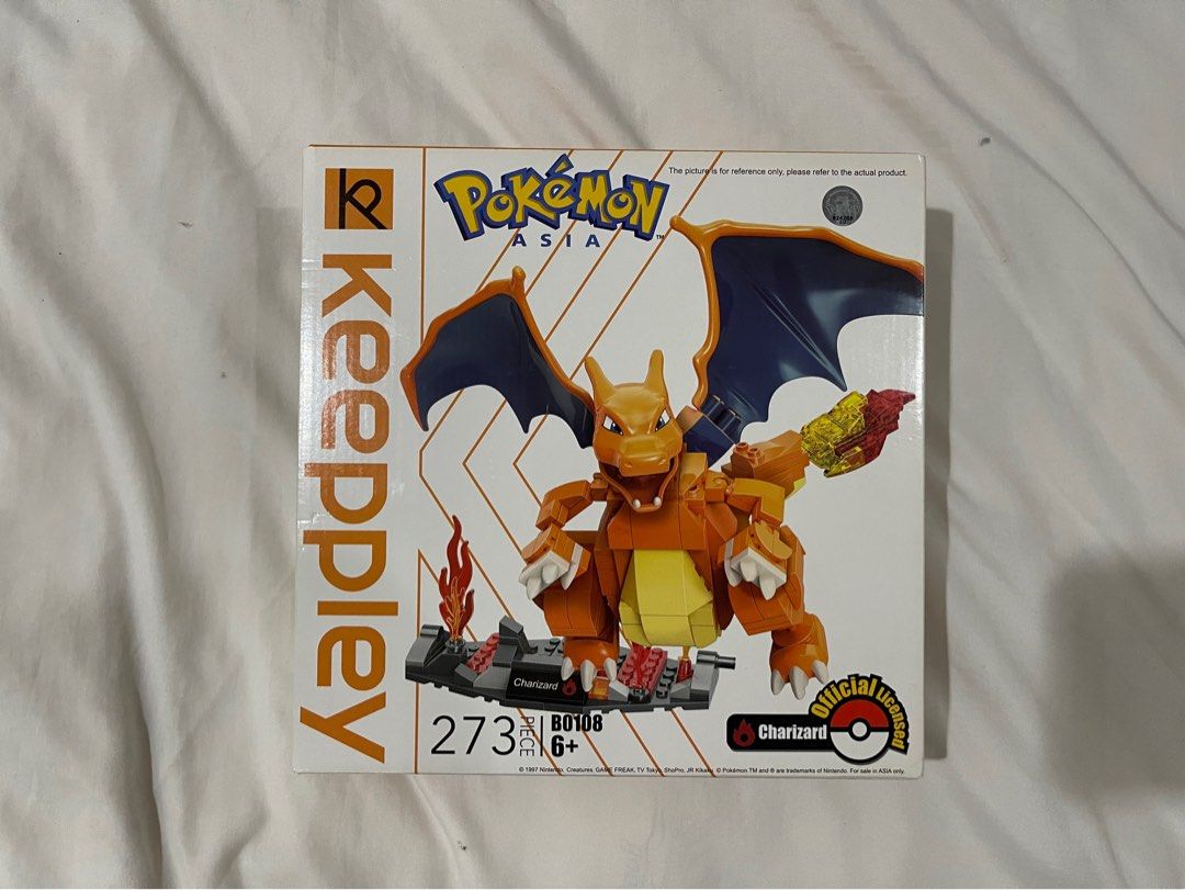Keeppley Pokemon Charizard Building Blocks Set (Category: Lego & Building Sets) located in Manila. Submitted by prinzes1109 (Listing ID 1460777097, Image 1). Description: Build your own Charizard! This Keeppley Pokemon set has 273 pieces. Perfect gift for Pokemon fans of all ages. Get yours now!.