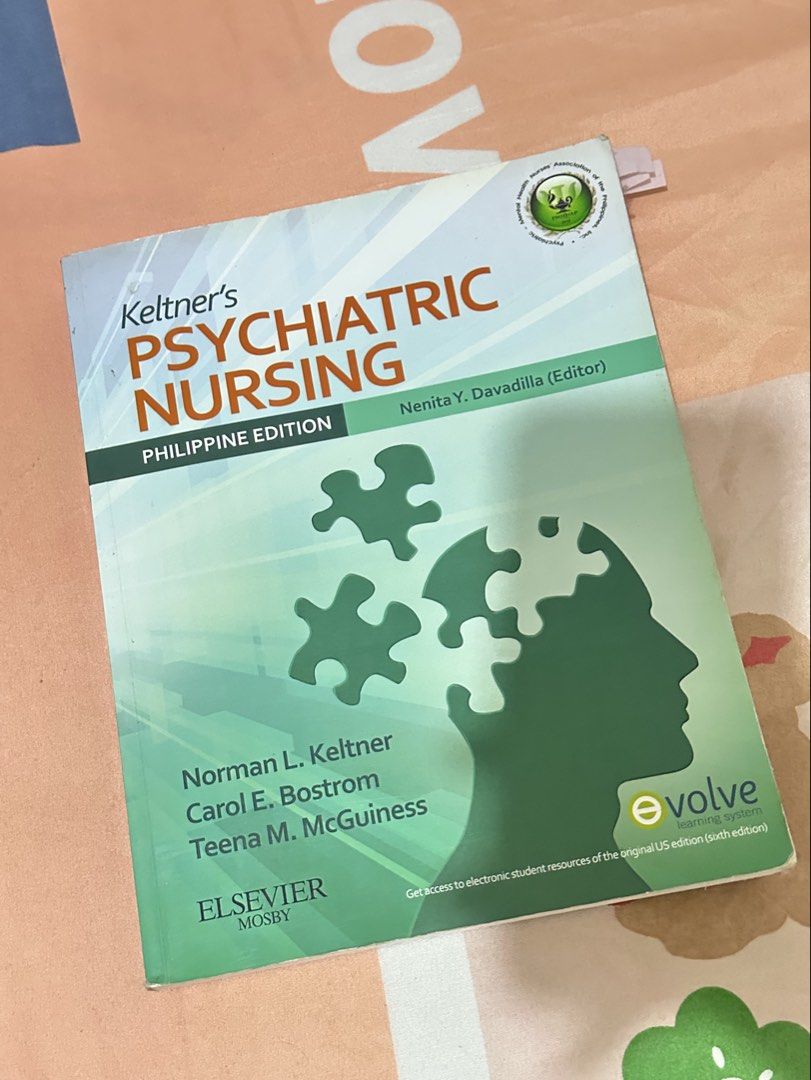 Keltner's Psychiatric Nursing Philippine Edition Textbook (Category: Textbooks) located in San Fernando. Submitted by rnxar (Listing ID 1460729528, Image 2). Description: - Keltner's Psychiatric Nursing, Philippine Edition textbook - Comprehensive coverage of psychiatric nursing topics - Includes psychopathology and milieu management - Excellent resource for nursing students - Access to electronic student resources included.