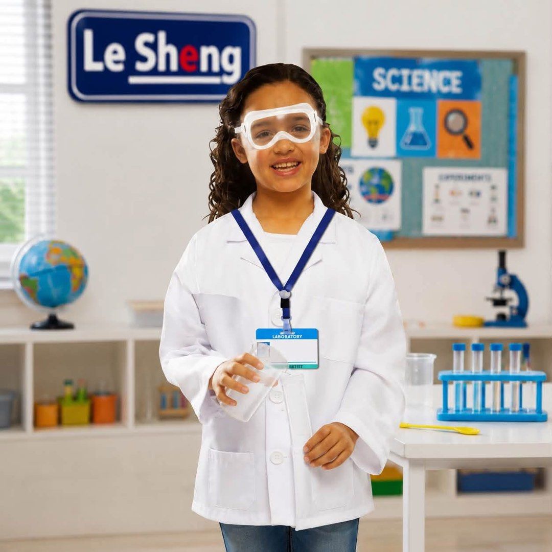 Kids Scientist Lab Coat Costume Set (Category: Babies & Kids Fashion) located in Manila. Submitted by agaton_clariza10 (Listing ID 1460891597, Image 1). Description: - Fun science lab coat costume for kids - Suitable for ages 3 to 8 years old - Set includes: lab coat, goggles, beaker, and spoon - Encourages imaginative play and learning - Ideal for dress-up, parties, or educational fun.