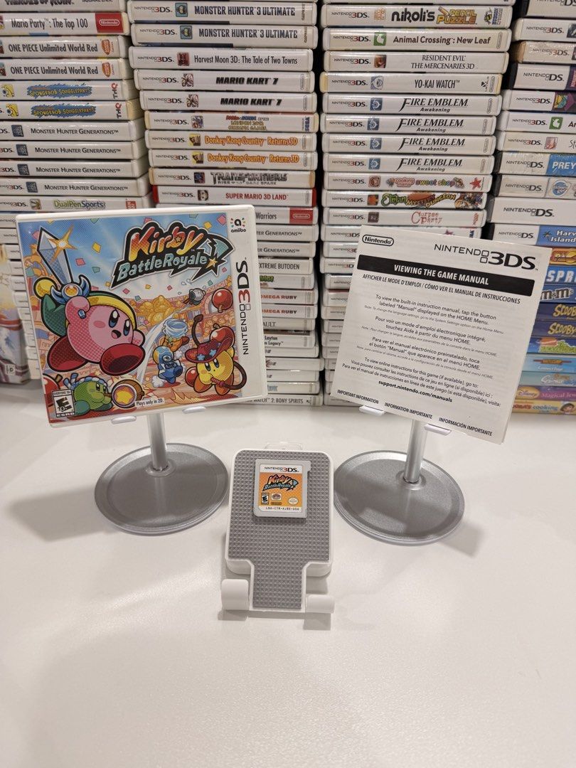Kirby Battle Royale 3DS/2DS Game (Category: In-Game Products) located in Baliuag. Submitted by mostlyaboutnintendo (Listing ID 1460908371, Image 1). Description: 📌 https://linktr.ee/mostlyaboutnintendo 📢 COMPLETE IN CASE AND MANUAL/s ✔️ Authentic ✔️ Mabilis ma-read mismong cartridge ✔️ Guaranteed tested and working ✔️ Will always send tested pics before ship out ✔️ Clean Pins ✔️ US Version Kirby Battle Royale brings Kirby into fast-paced multip