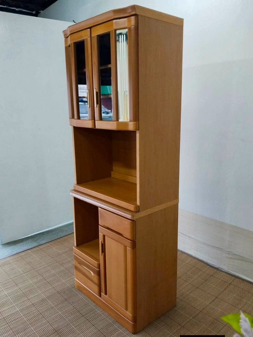 Kitchen Cabinet (Category: Shelves, Cabinets & Racks) located in Meycauayan. Submitted by marygracecasimiro (Listing ID 1460815804, Image 3). Description: SOLID WOOD Kitchen Cabinet 29”L x 16”W x 79”H Php 10,500💜💜.