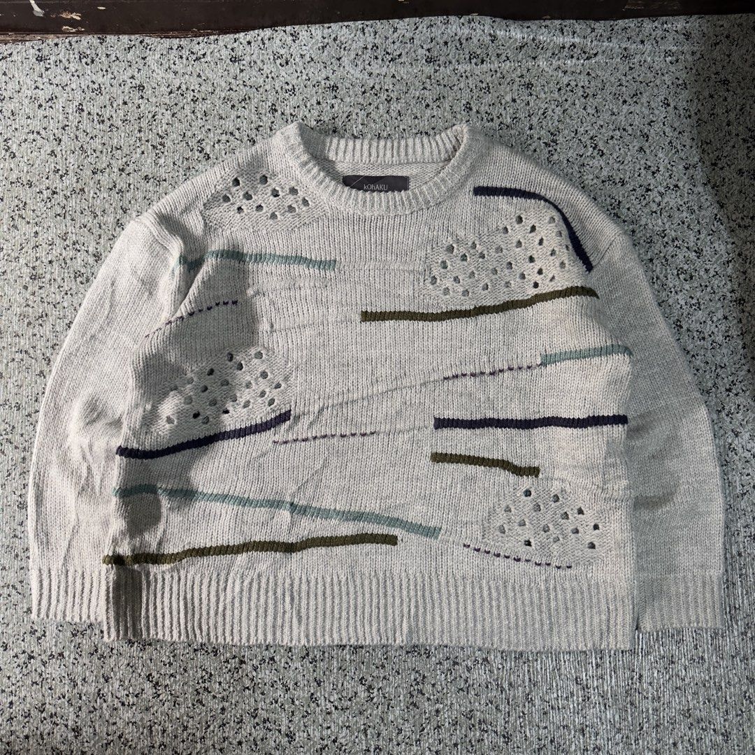 Knited Sweater (Category: Coats, Jackets and Outerwear) located in Baguio. Submitted by secondoption.ph (Listing ID 1460788665, Image 1). Description: Size medium Length 23.5 Width 24.5.