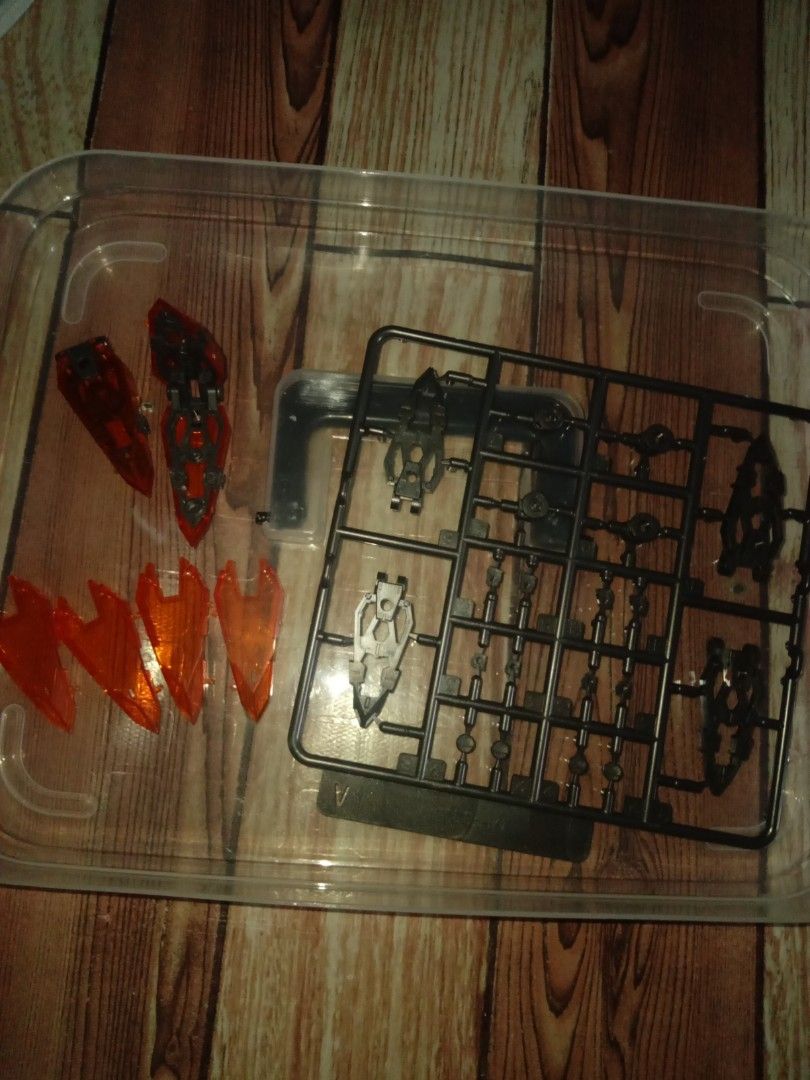 Kotobukiya MSG exceed binder 2 (Category: Gundam & Model Kits) located in Taguig. Submitted by mavuika (Listing ID 1460744892, Image 2). Description: Kotobukiya MSG exceed binder 2 Condition: USED but no damage. binders only. what you see, is what you get. best features: The binders themselves can open and close, has 3mm peg holes, perfect fit for gundam, or frame arms girls. payment: meet up, tuktukan, or sta ana tipas taguig city.