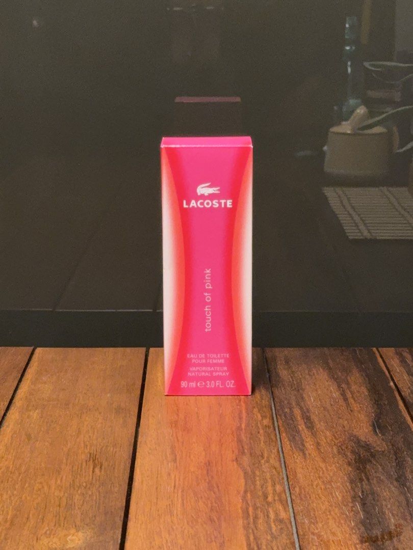 Lacoste | Touch of Pink EDT (Category: Fragrance & Deodorants) located in Pasay City. Submitted by ynnangbayan (Listing ID 1460905459, Image 2). Description: 90ml bottle 🌸 • Sprayed once, returned to box after • 5,950 PHP retail price RFS: Too many perfumes Meet-up/SDD within NCR (SF c/o buyer).