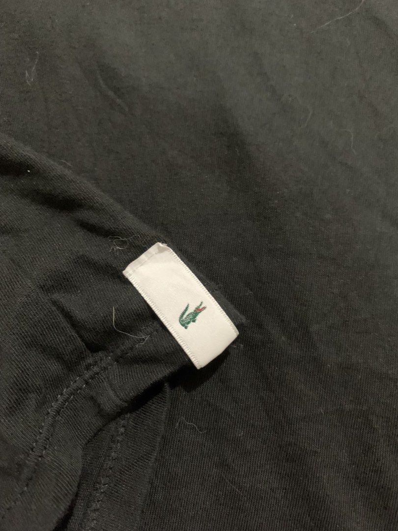 Lacoste Black Underwear tshirt- Large (Category: Tshirts & Polo Shirts ) located in Iba. Submitted by thriftcoyan (Listing ID 1460724625, Image 3). Description: Lacoste Black Underwear tshirt Large on tag Excellent condition Black na black pa.