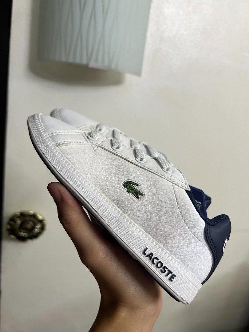 Lacoste kids size 9 (Category: Babies & Kids Fashion) located in Manila. Submitted by beaumontandco (Listing ID 1460717965, Image 3). Description: Brandnew Never worn With box.