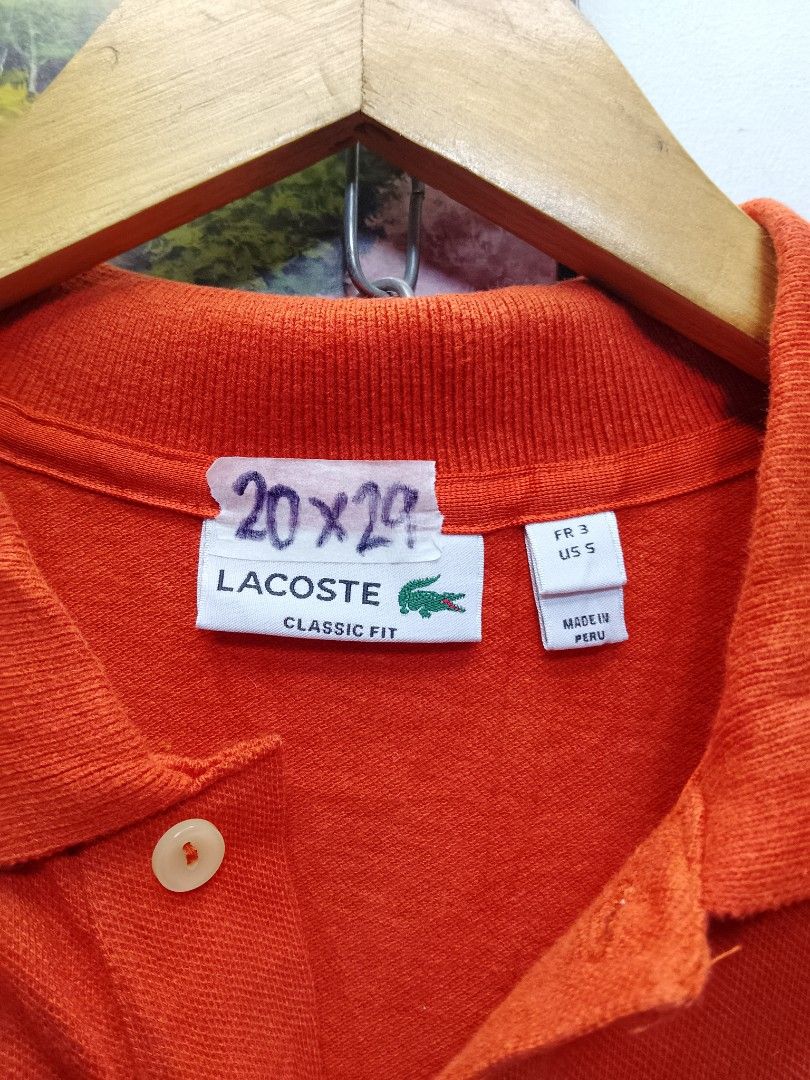 Lacoste polo shirt (Category: Tshirts & Polo Shirts ) located in Valenzuela. Submitted by joshwrldselection (Listing ID 1460765182, Image 3). Description: medium - large excellent condition need wash only thrift..