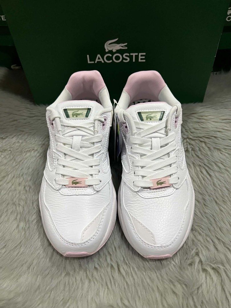 Lacoste Storm 96 Women ORIGINAL (Category: Sneakers) located in Marikina City. Submitted by BunchofBrands (Listing ID 1460875400, Image 3). Description: Size 7, 8 & 9 Women Brand New with box. Guaranteed Original/Legit from Lacoste Australia Moneyback if proven fake. Item Onhand 🇵🇭 and ready to ship 🛵..