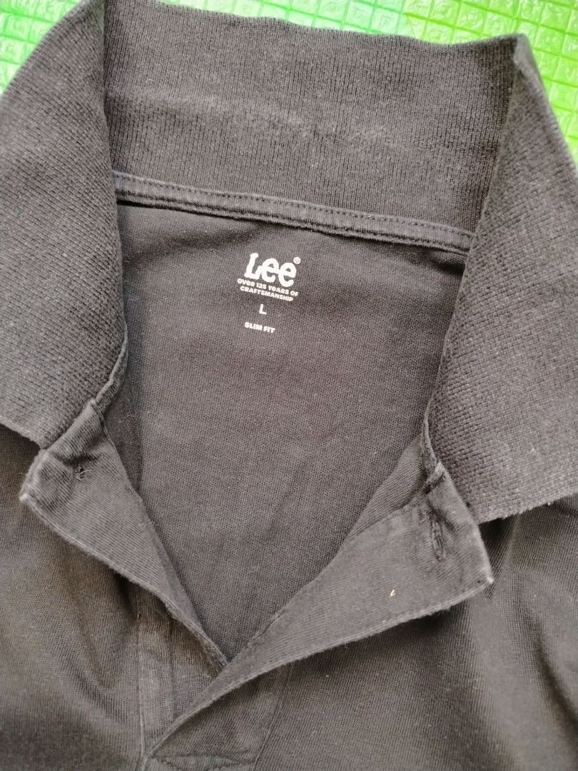 Lee Polo Shirt (Category: Tshirts & Polo Shirts ) located in Dasmarinas. Submitted by amthriftmixph.2001 (Listing ID 1460727429, Image 3). Description: BRAND: Lee SIZE: Medium DIMES: 19" Width x 27.5" Length CONDITION: 9/10 COLOR RATE: 9/10 TAGS: With Brand Tags ISSUE: Small fold line.