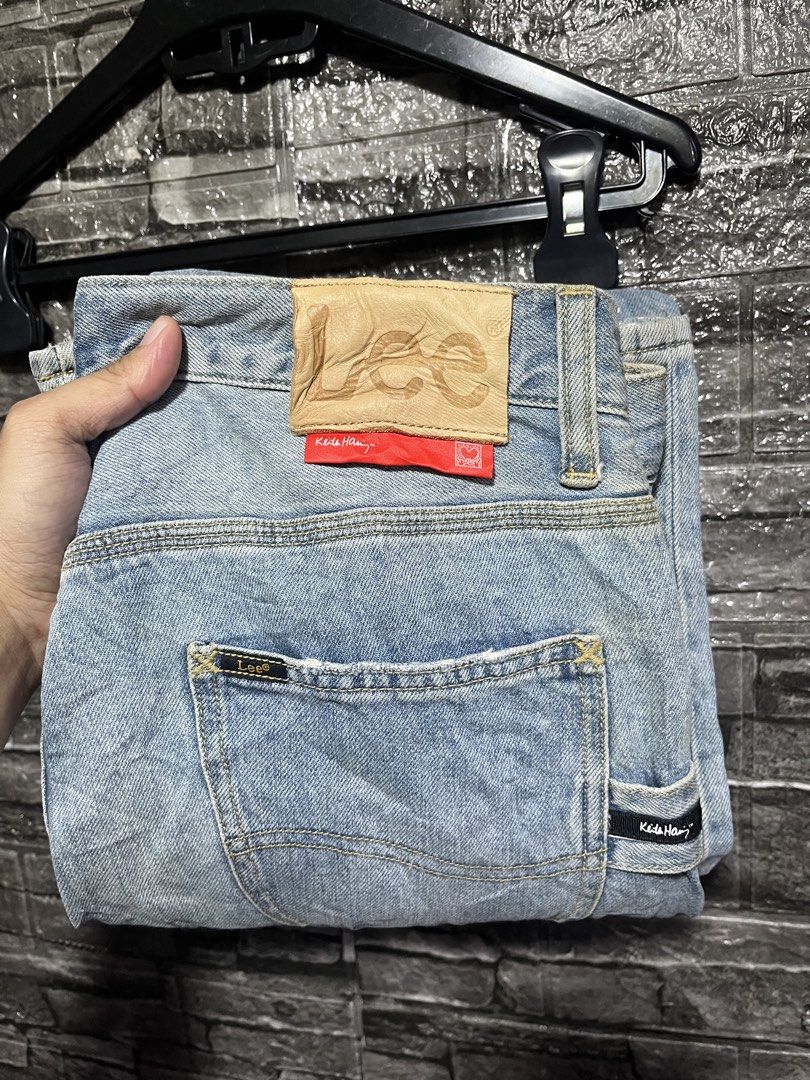 Lee X Keith Haring Pants (Category: Jeans) located in Manila. Submitted by flex_curation (Listing ID 1460875525, Image 1). Description: 29W 32L ON TAG 31W 39L IN MEASURING TAPE IN VERY GOOD CONDITION AND IN PRESENTABLE CONDITION BACOOR CAVITE LOC.