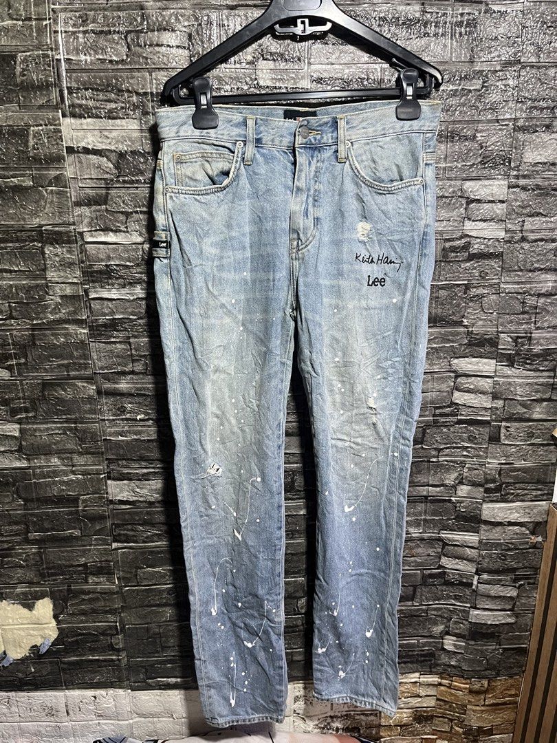 Lee X Keith Haring Pants (Category: Jeans) located in Manila. Submitted by flex_curation (Listing ID 1460875525, Image 2). Description: 29W 32L ON TAG 31W 39L IN MEASURING TAPE IN VERY GOOD CONDITION AND IN PRESENTABLE CONDITION BACOOR CAVITE LOC.