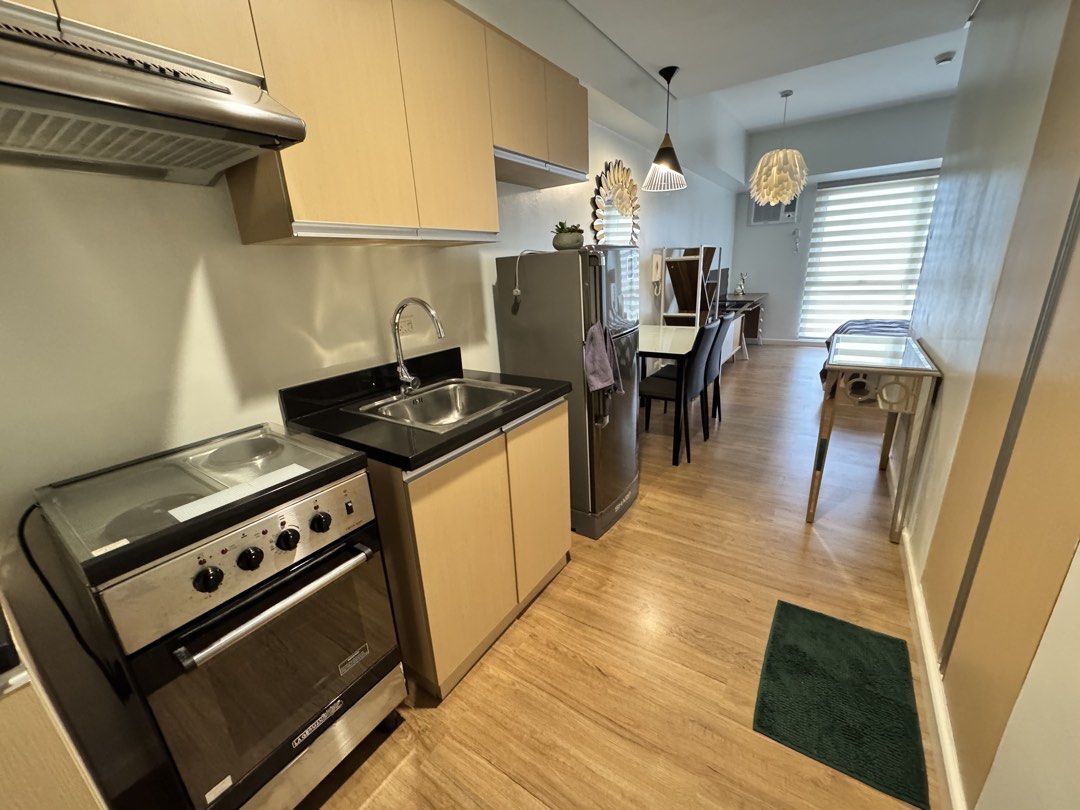 Lerato Condominium (Category: Apartments & Condos) located in Manila. Submitted by pauramirez (Listing ID 1460721250, Image 3). Description: Fully furnished Interior studio unit well maintained max of 2 occupants. Not pet friendly for long term lease only. Facing Alphaland amenities terms of payment 2months advance and 2 months security deposit. Post dated checks.