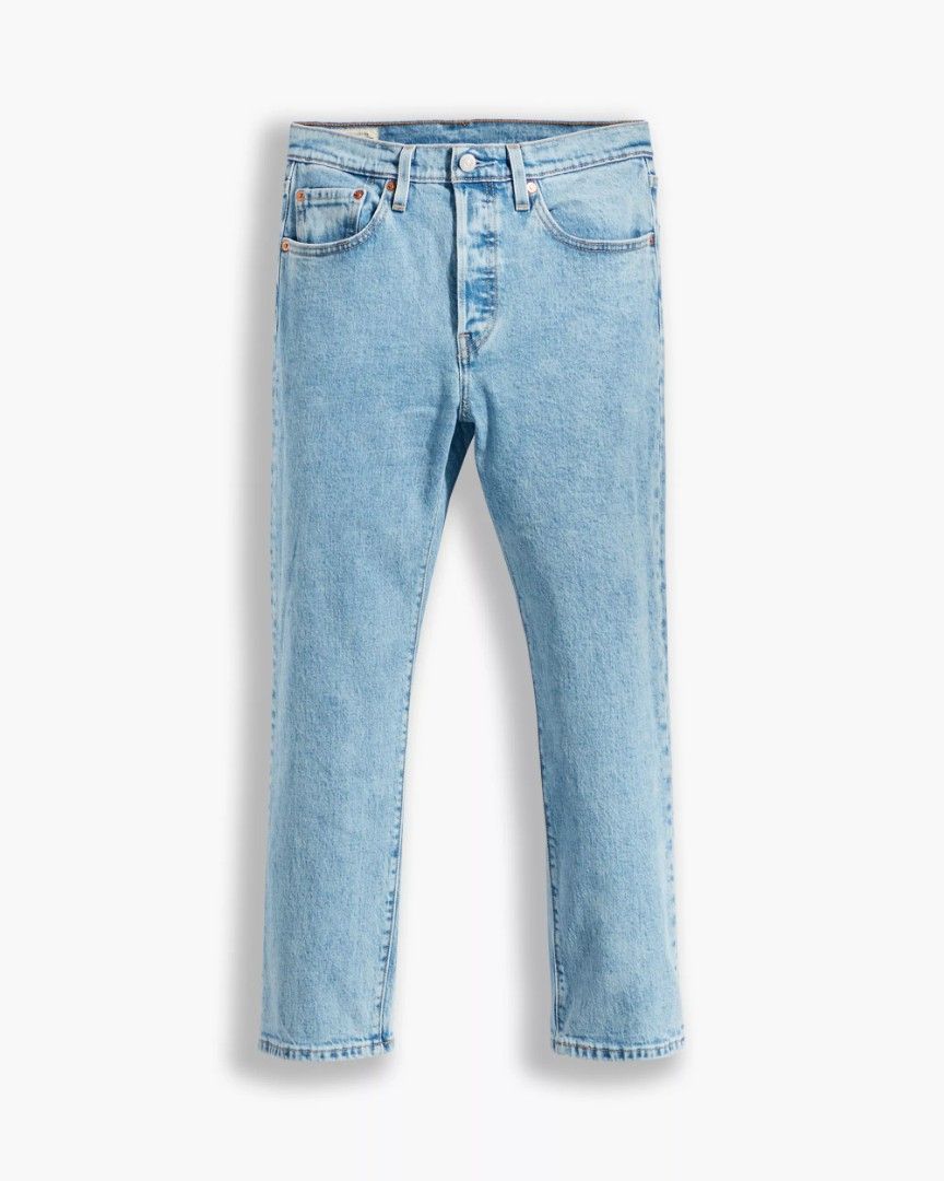 Levi's 501 Crop Jeans (Category: Jeans) located in Quezon City. Submitted by s0urgirl (Listing ID 1460812827, Image 3). Description: Used once. Size 28. Measurements approximately: Waist 15 in Inseam 26 in Rise 11 in Seat 17 in 99% cotton 1% elastane Button fly 5-pocket styling Buyer to pay and arrange for pick-up.