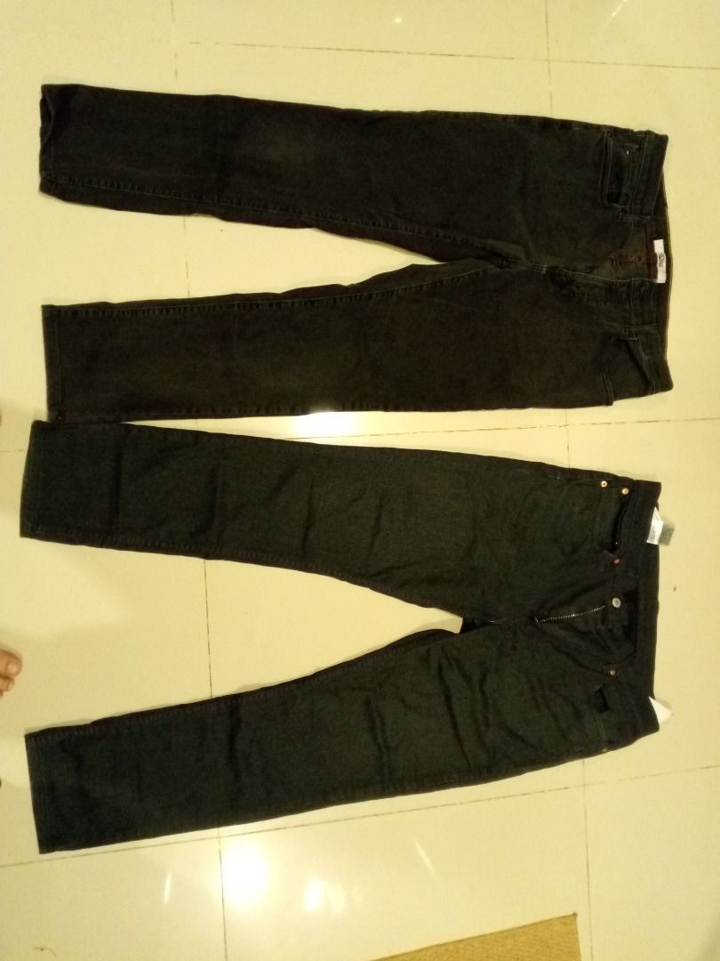 Levi's 505 Regular Fit Jeans Dark Wash (Category: Jeans) located in Manila. Submitted by jacklord6720561 (Listing ID 1460841778, Image 3). Description: Slim fit parehas size 34/40 haba di kasya sakin malaki hila ko tommy at levis po yan pm lng nego pa ang prize...