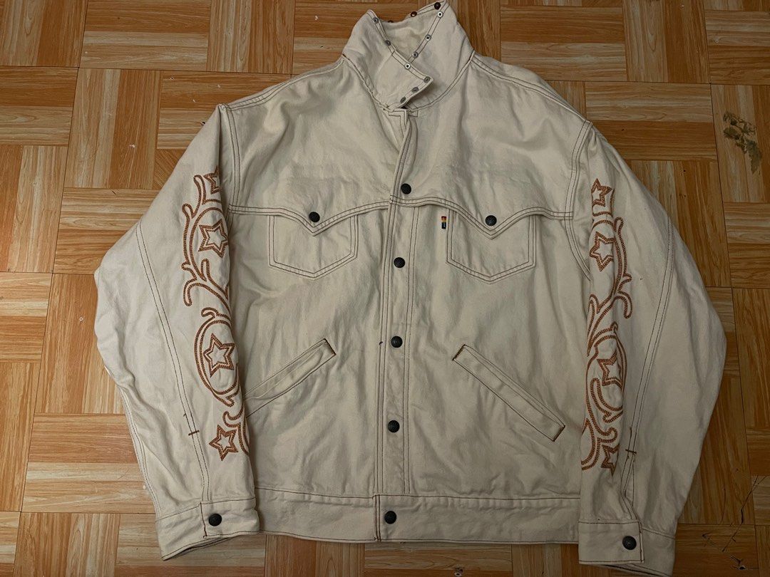 Levi’s Pride Collection “Rainbow Rodeo” (Category: Coats, Jackets and Outerwear) located in Manila. Submitted by rei.ocn (Listing ID 1460814599, Image 1). Description: good as new, good fabric the details is still good rfs, declutterring .