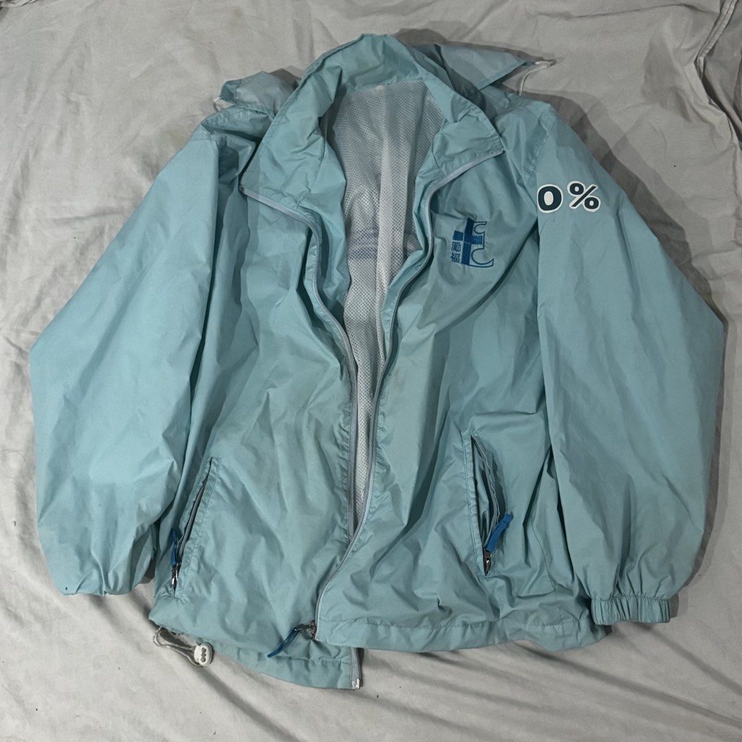 light blue waterproof jacket 20% rainbowdash (Category: Coats, Jackets and Outerwear) located in Quezon City. Submitted by maxmaybe (Listing ID 1460824272, Image 1). Description: .