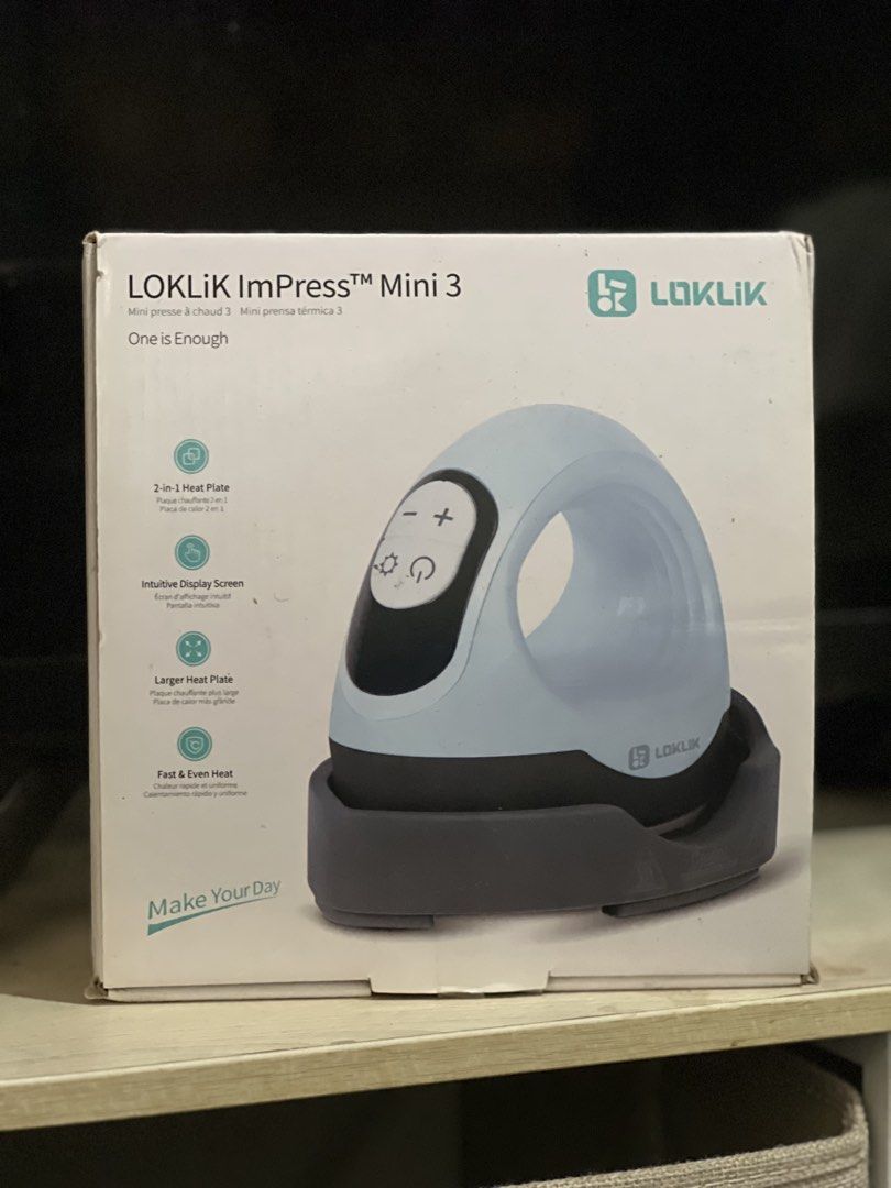 Loklik Mini Heat Press Machine (Category: Craft Supplies & Tools) located in Tagbilaran City. Submitted by riesdeclutters (Listing ID 1460734890, Image 3). Description: • used for 2 projects only • brand new condition.