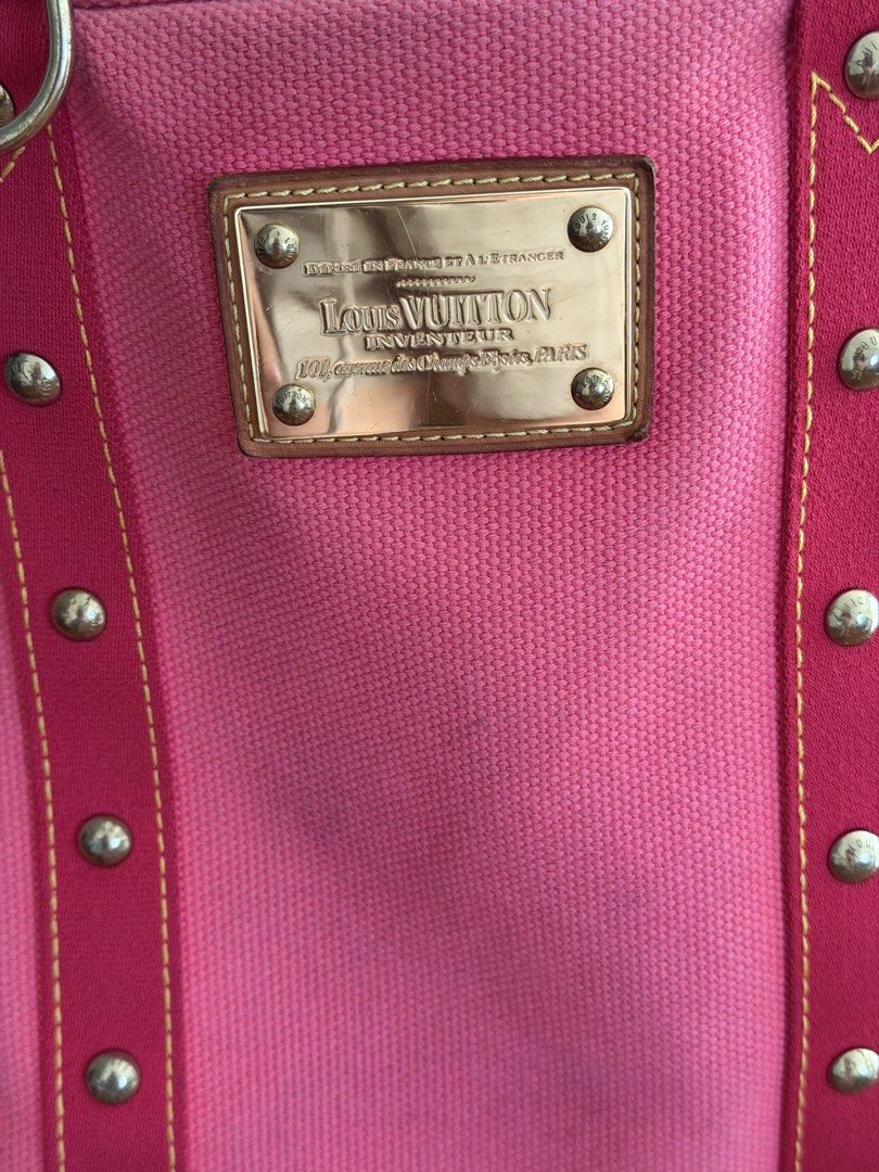 Louis Vuitton Antigua Canvas Bag (Category: Shoulder Bags) located in Quezon City. Submitted by chanhr (Listing ID 1460788511, Image 2). Description: canvas body flat shoulder straps top zip closure interior slip pockets pink Serial Number: SP0036 This item has no inclusions. Condition: GOOD. This previously owned and used item is in good condition with minimal signs of use. This may include fading of material or plating and scratches. Declared D