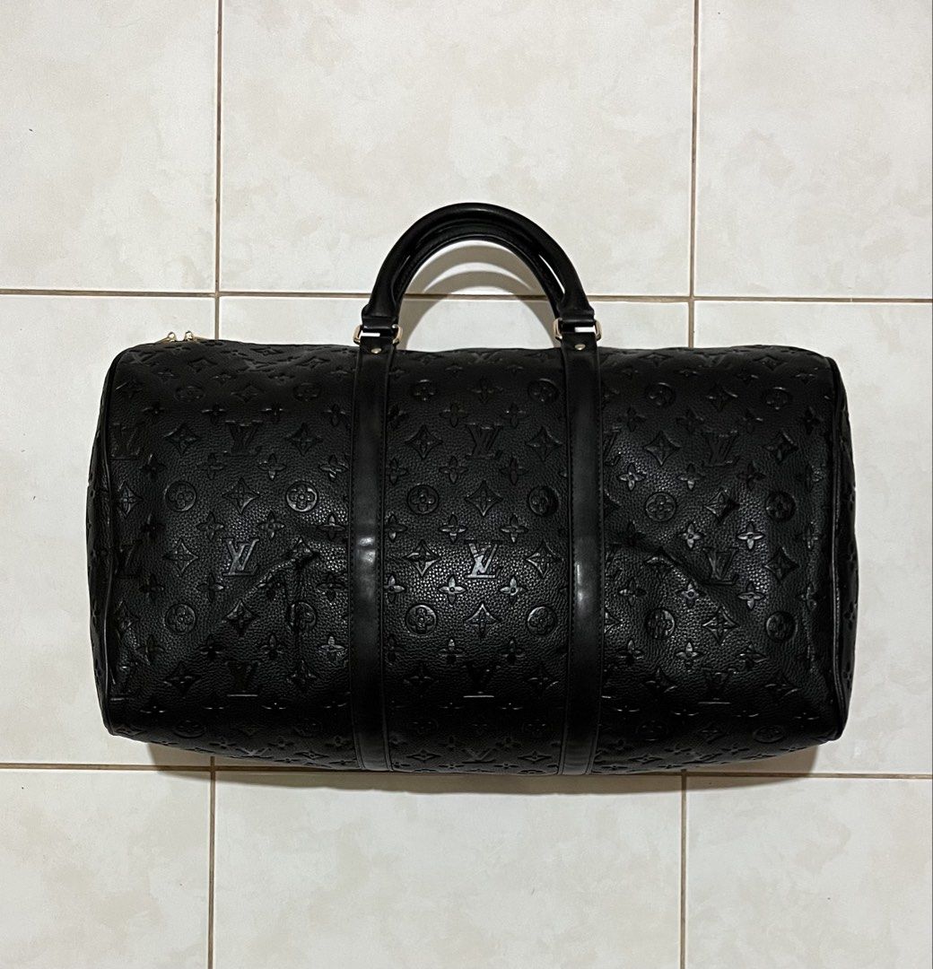 LOUIS VUITTON KEEPALL BANDOULIÈRE (Category: Briefcases) located in Cavite. Submitted by drip_syndicate (Listing ID 1460915850, Image 1). Description: EMBOSSED MONOGRAM CONDITION: 9.8/10 COLOR RATE: 9.8/10 NO ISSUE .