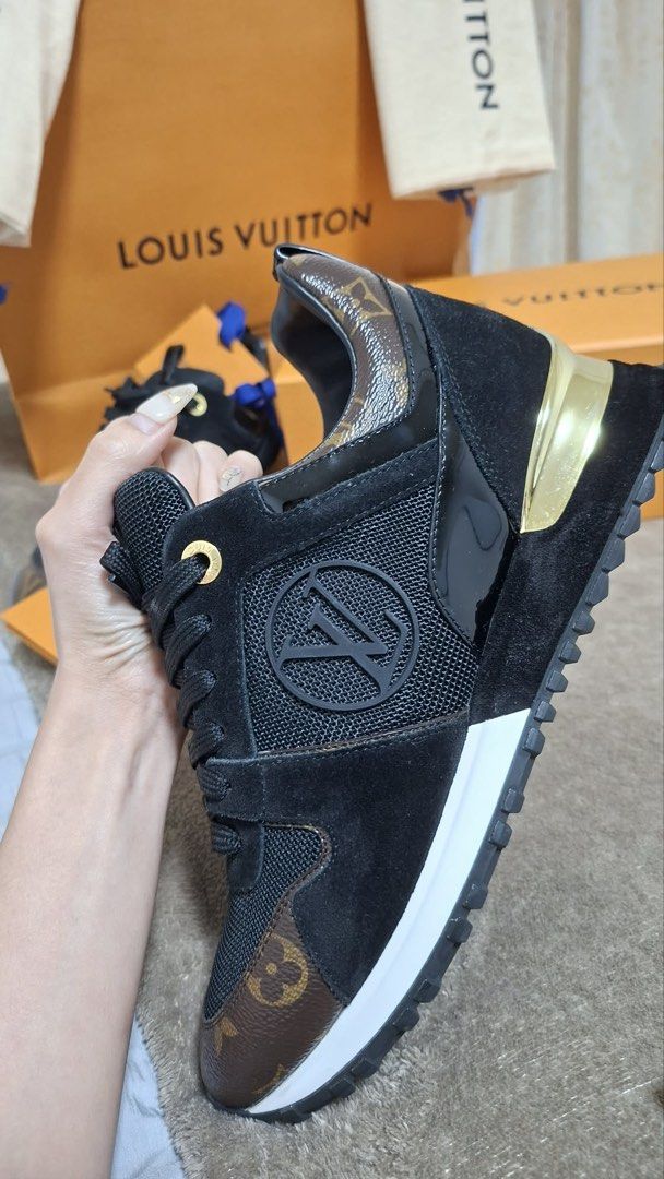 LOUIS VUITTON RUN AWAY SNEAKER (Category: Sneakers & Footwear) located in Manila. Submitted by kramice (Listing ID 1460837591, Image 2). Description: Authentic Complete Inclusion.