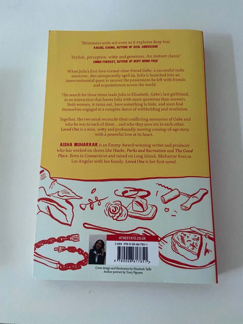 Loved One by Aisha Muharrar on Paperback (Category: Storybooks) located in Paranaque City. Submitted by jadaah (Listing ID 1460728123, Image 2). Description: - no annotations, clean pages - no flaws, has only been sitting on shelf - condition is as seen in photo - purchased from b&n june 2026 - mop gcash mod jnt/lalamove rfs: collecting dust.