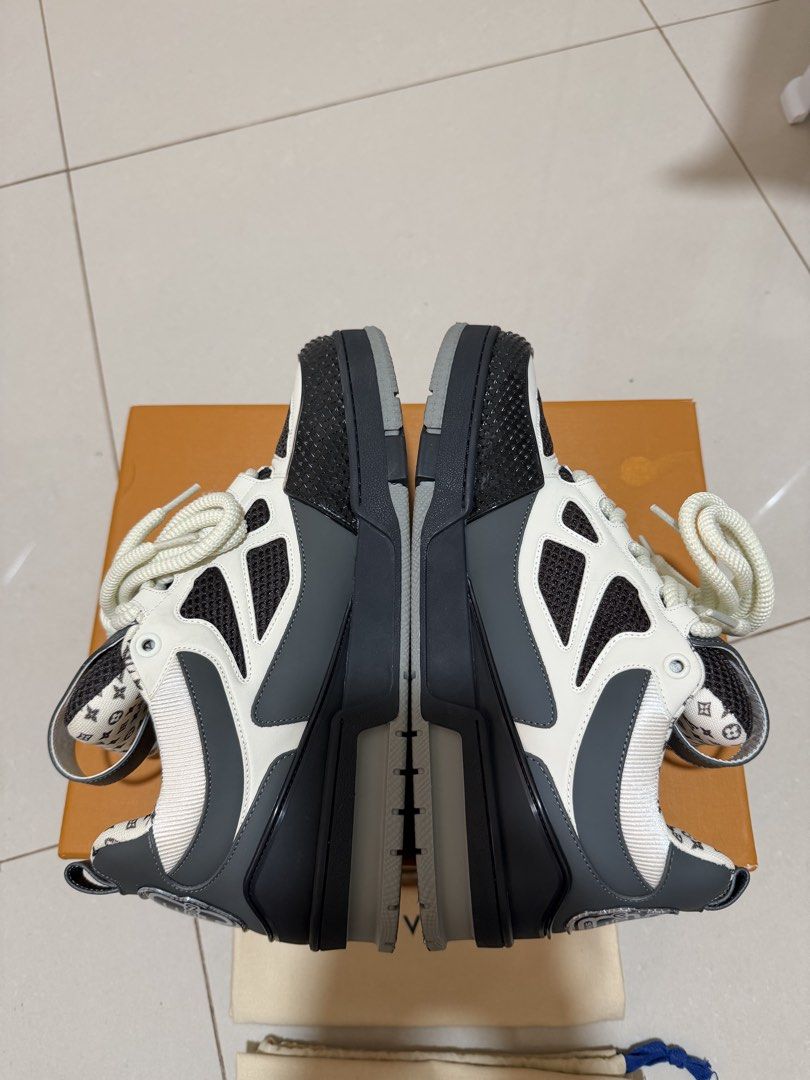 Louis Vuitton skate Lv Skate Sneaker (Category: Sneakers) located in Bacolor. Submitted by ilovereps (Listing ID 1460716887, Image 3). Description: Louis Vuitton Skate • Size - 43 (better fit for a size 42 foot • Complete with box, shoe dust bag, papers, card. • The only issue is slightly heel drag (can be seen in the last pic) • ONLY WORE ONCE! • thick tongues (not boneless) and thick double laces. • can do meet up at the listed location (cant g