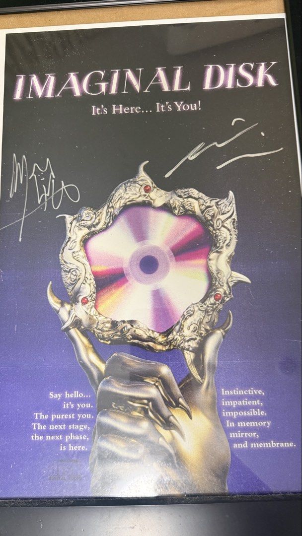 Magdalena Bay Framed Signed Imaginal Disk Poster (Category: Everything Else Others) located in Pasig City. Submitted by muaddibs (Listing ID 1460822423, Image 2). Description: I have 3 of these when we went to their Sydney shows last year. Selling this one since it's an extra is just going to sit in dust.