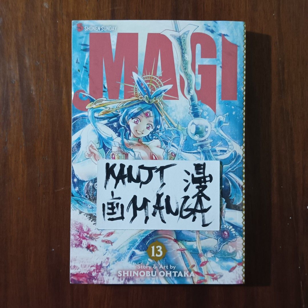 Magi: The Labyrinth of Magic Volume 13 (Category: Comics & Manga) located in Davao. Submitted by kanjimangaonlinestore (Listing ID 1460773024, Image 1). Description: • Magi: The Labyrinth of Magic, Vol. 13 [Manga] Condition: Lightly Used Slight–Yellowing Location: Davao City MOP: Gcash MOD: J&T / SPX.