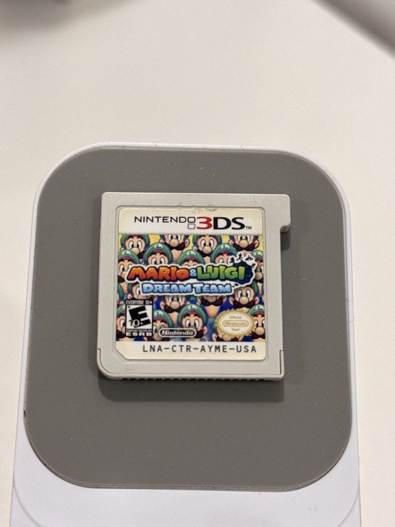 Mario & Luigi: Dream Team 3DS/2DS Game (Category: In-Game Products) located in Baliuag. Submitted by mostlyaboutnintendo (Listing ID 1460887100, Image 1). Description: 📌 https://linktr.ee/mostlyaboutnintendo 📢 CARTRIDGE ONLY ✔️ Authentic ✔️ Mabilis ma-read mismong cartridge ✔️ Guaranteed tested and working ✔️ Will always send tested pics before ship out ✔️ Clean Pins ✔️ US Version Mario & Luigi: Dream Team is a colorful RPG adventure starring M