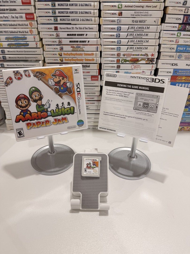 Mario & Luigi: Paper Jam 3DS/2DS Game (Category: In-Game Products) located in Baliuag. Submitted by mostlyaboutnintendo (Listing ID 1460908785, Image 1). Description: 📌 https://linktr.ee/mostlyaboutnintendo 📢 COMPLETE IN CASE AND MANUAL/s ✔️ Authentic ✔️ Mabilis ma-read mismong cartridge ✔️ Guaranteed tested and working ✔️ Will always send tested pics before ship out ✔️ Clean Pins ✔️ US Version Mario & Luigi: Paper Jam combines the hilarious Ma
