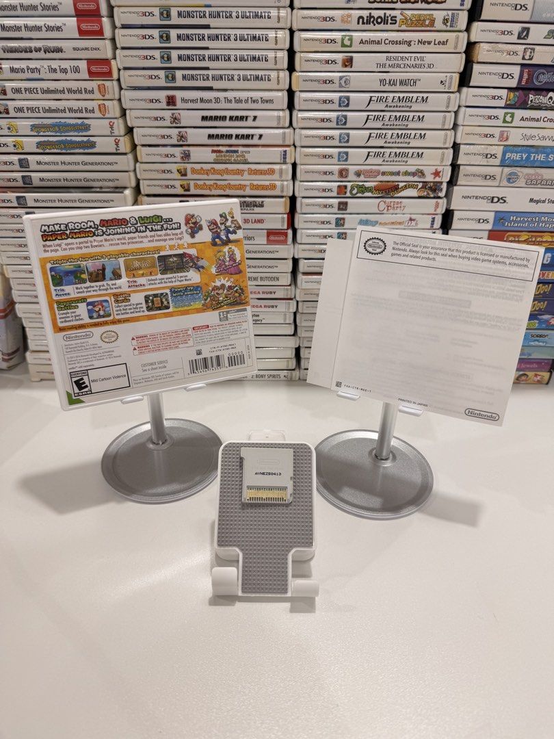 Mario & Luigi: Paper Jam 3DS/2DS Game (Category: In-Game Products) located in Baliuag. Submitted by mostlyaboutnintendo (Listing ID 1460908785, Image 2). Description: 📌 https://linktr.ee/mostlyaboutnintendo 📢 COMPLETE IN CASE AND MANUAL/s ✔️ Authentic ✔️ Mabilis ma-read mismong cartridge ✔️ Guaranteed tested and working ✔️ Will always send tested pics before ship out ✔️ Clean Pins ✔️ US Version Mario & Luigi: Paper Jam combines the hilarious Ma