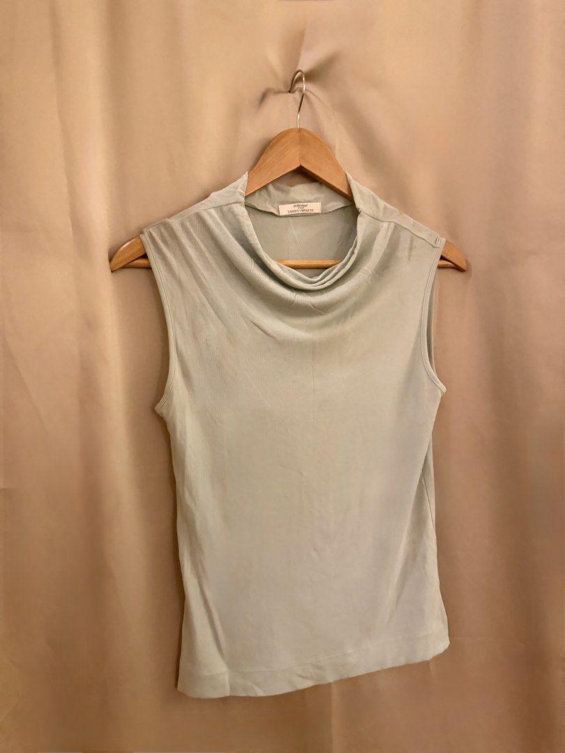 Marks & Spencer cowl neck basic classy top (Category: Blouses) located in Manila. Submitted by 414studio (Listing ID 1460895856, Image 3). Description: Fits small to medium Stretchy and soft fabric.