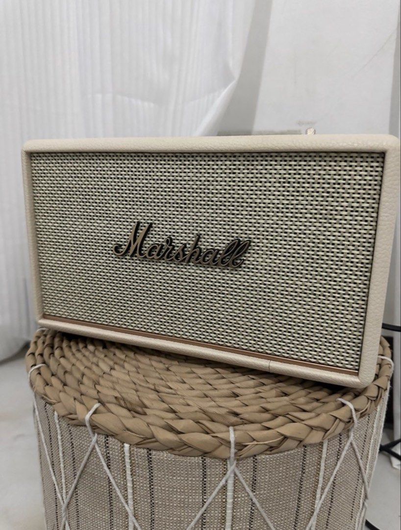 Marshall Acton III Bluetooth Speaker Cream FREE SHIPPING (Category: Soundbars, Speakers & Amplifiers) located in Butuan. Submitted by slownsteady_ (Listing ID 1460916716, Image 2). Description: - Iconic Marshall design in cream - Classic controls: Volume, Bass, Treble knobs - High-quality sound performance - Seamless Bluetooth connectivity - Excellent working condition RFS rarely used.