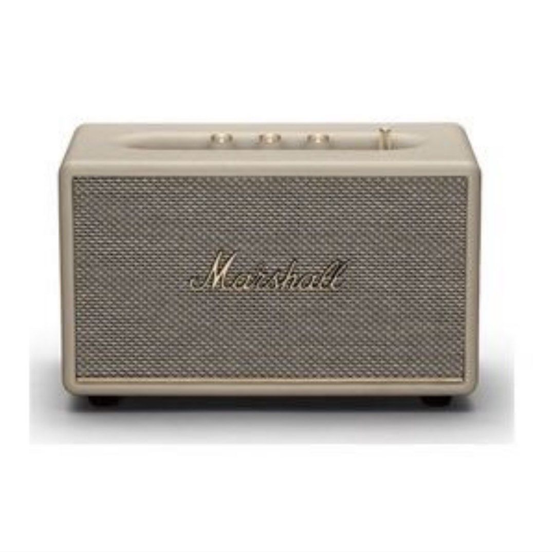 Marshall Acton III Bluetooth Speaker Cream FREE SHIPPING (Category: Soundbars, Speakers & Amplifiers) located in Butuan. Submitted by slownsteady_ (Listing ID 1460916716, Image 1). Description: - Iconic Marshall design in cream - Classic controls: Volume, Bass, Treble knobs - High-quality sound performance - Seamless Bluetooth connectivity - Excellent working condition RFS rarely used.