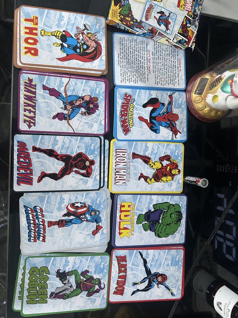 Marvel Comics x Marks and Spencer Snap Card Games (Category: Board Games & Puzzles) located in General Trias. Submitted by aprilocampo0412 (Listing ID 1460790091, Image 3). Description: Marvel Comics x Marks and Spencer Snap Card Games Good condition complete set 350 Loc Tanza Cavite.