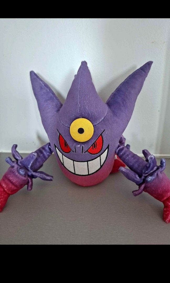 MEGA GENGAR PLUSH POKEMON CENTER (Category: Plushies & Soft Toys) located in Koronadal. Submitted by mightyowl.e705d1 (Listing ID 1460724496, Image 1). Description: good as new collectors item plushies pokemon bout 10 inches height.