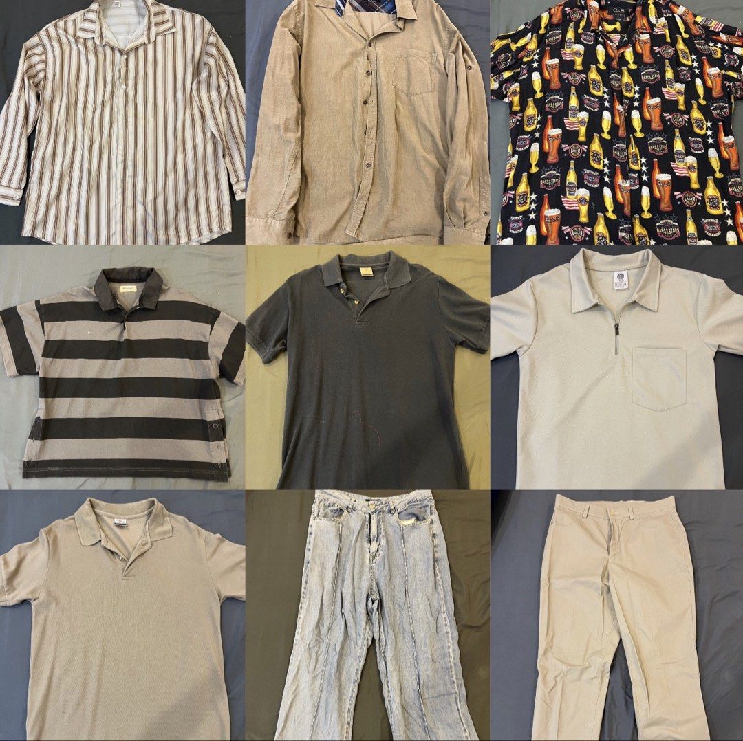 MEN’S PRE-LOVED CLOTHES [BRANDED & UNBRANDED] (Category: Tshirts & Polo Shirts ) located in Manila. Submitted by avrmd (Listing ID 1460911042, Image 1). Description: MURA LANG ‼️ DECLUTTERING SALE LIKE NEW / NEVER BEEN USED CONDITIONS PRICES START AT 70 PESOS 💸 📥 DM ME FOR MORE INQUIRIES .