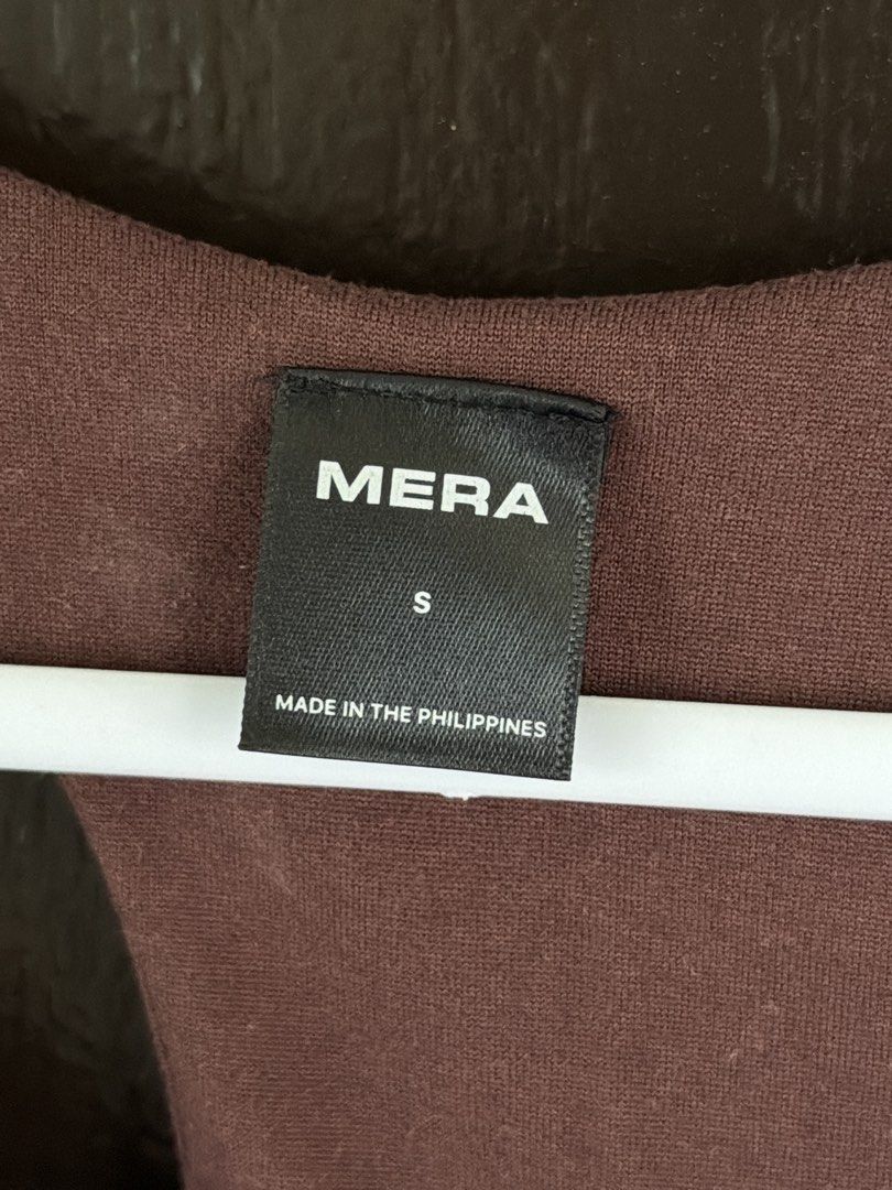 MERA Brown Racerback Tank Top Size S (Category: Sleeveless) located in Paranaque City. Submitted by shopnrepeat_ (Listing ID 1460818206, Image 2). Description: used once - Brand: MERA - Color: Brown - Style: Racerback Tank Top - Origin: Made in the Philippines - Features: Comfortable, versatile, simple design - Perfect for: Workouts, casual wear, everyday use.
