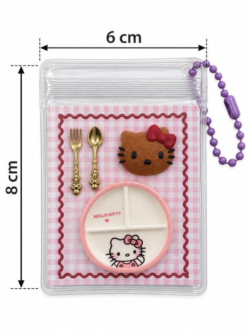 Miniature Hello Kitty Bag Charm Keychain (Category: Character Goods) located in Manila. Submitted by camillec02 (Listing ID 1460788603, Image 3). Description: - Adorable miniature Hello Kitty charm 6cm x 8cm. .