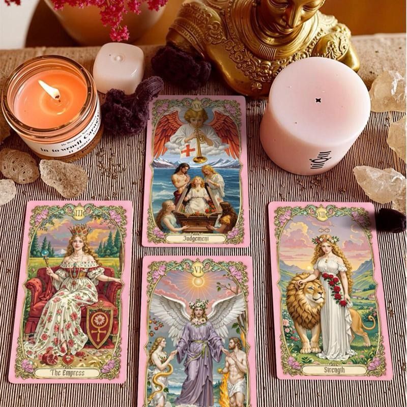 Mirage Mirror Tarot Deck ( Deluxe ) (Category: Religious Items) located in Bacoor. Submitted by tarotstarofaquarius (Listing ID 1460912080, Image 3). Description: Discover the Mirage Mirror Tarot Deck ✨ Unveil the mysteries of the Mirage Mirror Tarot Deck ✨ This deck invites you into a world of symbolic storytelling. Each card is a portal to deeper understanding. Perfect for enthusiasts and beginners alike, it offers a unique perspective on tarot