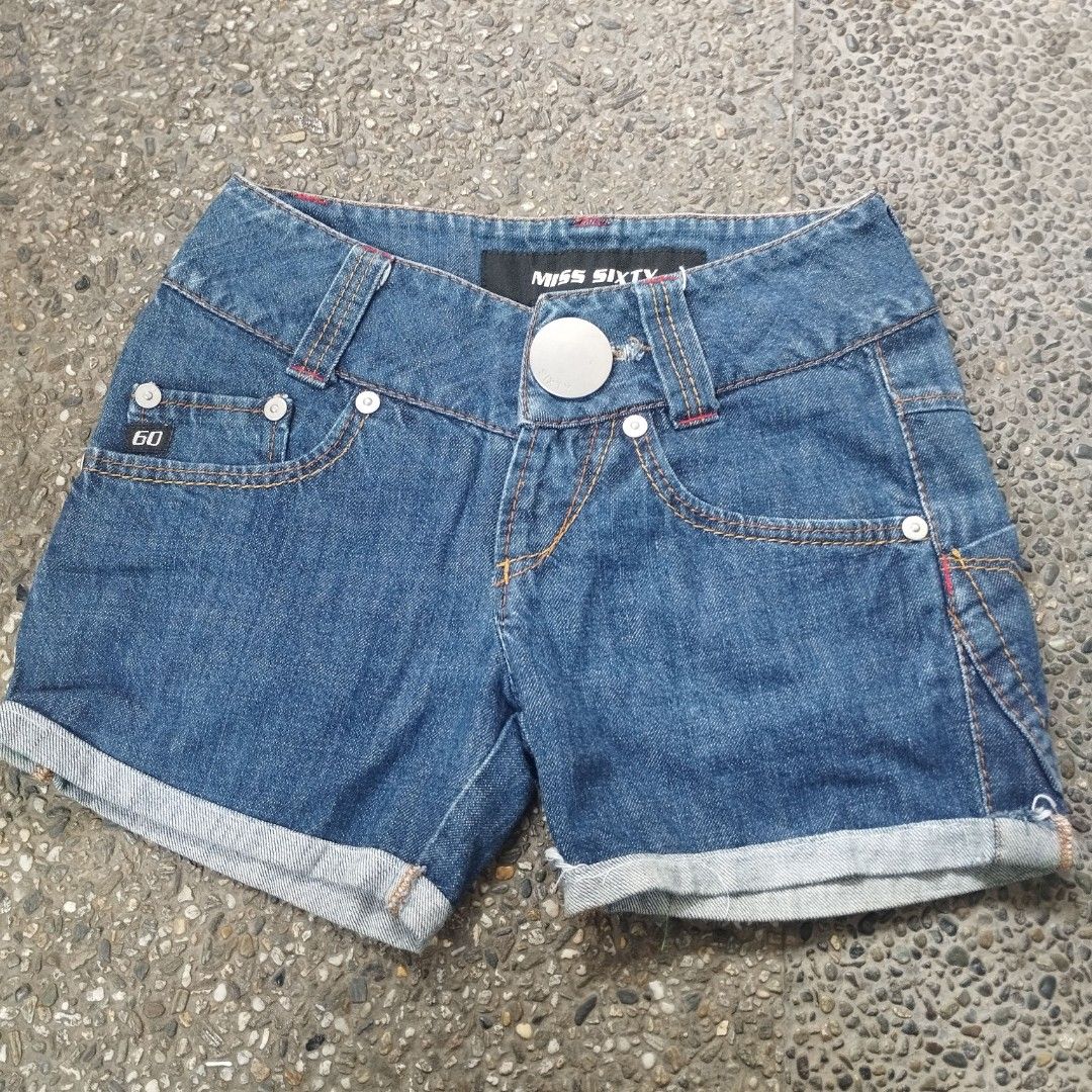 Miss Sixty Denim Mini Shorts (Category: Shorts) located in San Pedro. Submitted by cooloset.mp4official (Listing ID 1460783744, Image 2). Description: Miss Sixty Minishorts Buttons not Zippers W: 24-25in L: 12.5 Opening: 8.5in Issues: Stitches sa Hem po (Ask for Photo) Loc. Laguna.