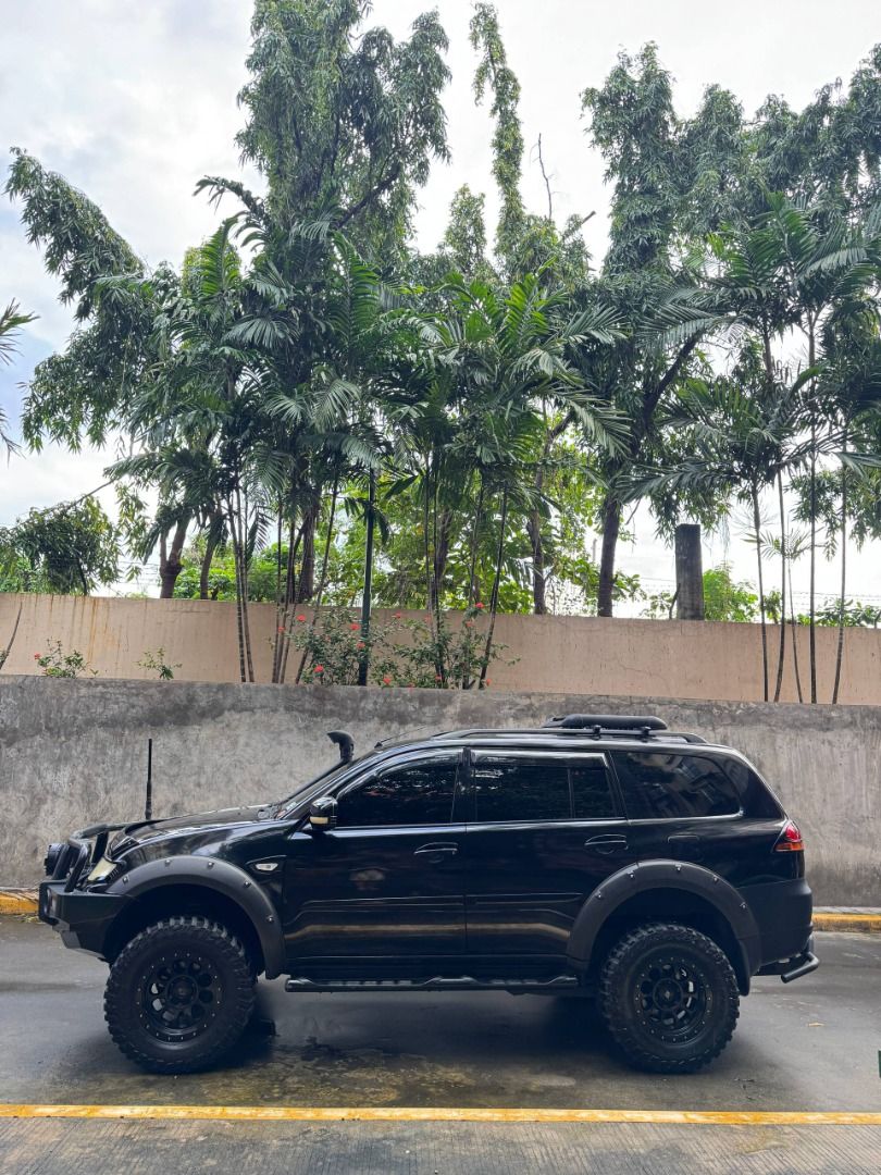Mitsubishi Montero Sport Auto (Category: Used Cars) located in Paranaque City. Submitted by sammmynunez (Listing ID 1460837509, Image 2). Description: MITSUBISHI MONTERO SPORT 2012 158k odo Friday coding 4-inch Suspension Lift 305/65 R17 Magwheels Front & Back Steel Bumper Metal Skidplate Snorkel Universal Antenna (Slightly negotiable upon viewing).