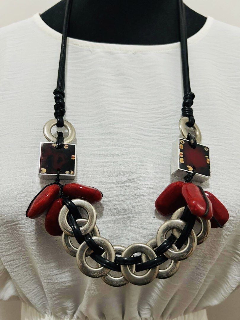 Mixed-media Necklace (Category: Necklaces) located in Manila. Submitted by deareileen (Listing ID 1460886902, Image 1). Description: Please message your questions or requests for info/photos. Thank you!.