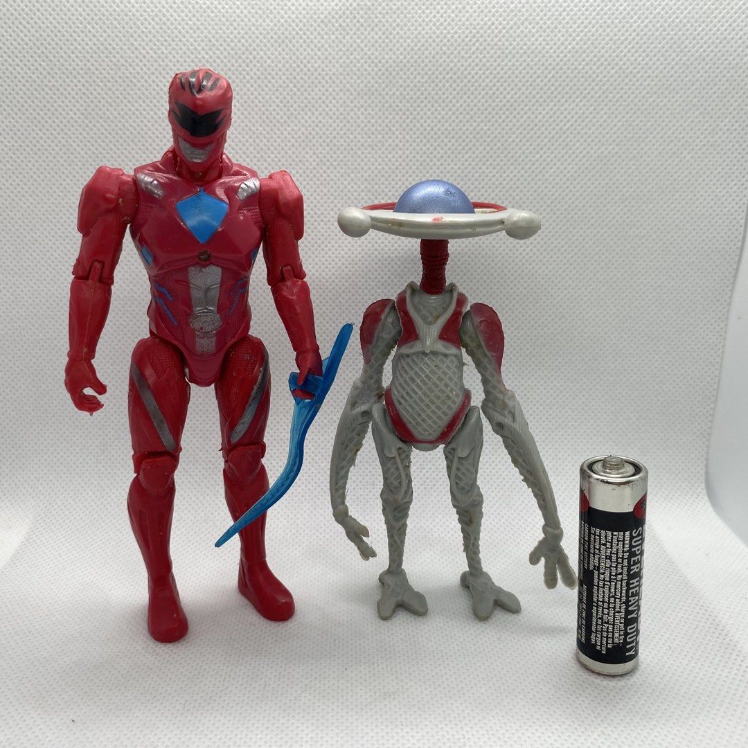 MMPR RED RANGER & ALPHA 5 FIGURES (Category: Action & Battle Toys) located in Bulacan. Submitted by hero_syndicate (Listing ID 1460784324, Image 1). Description: MMPR Red Ranger & Alpha 5 Figures Movie-style Red Ranger with weapon + Alpha 5 figure, no markings. Both for only ₱350. 📍 San Miguel, Bulacan ✅ No reservation, first to pay will get the item ❌ No JOY MINERS‼️ 💳 GCash & BPI bank transfer 🚚 J&T Express shipping / LBC (by schedule) 📦 Na