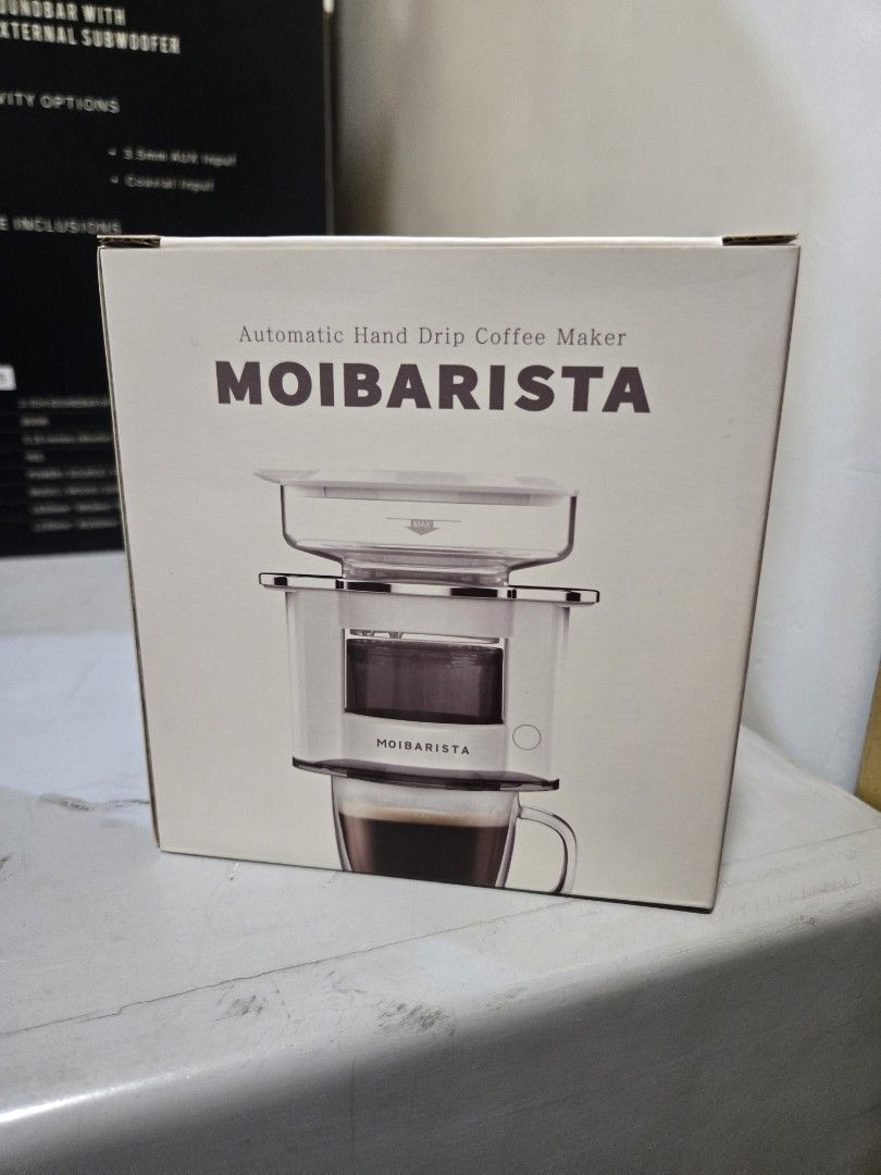Moibarista hand drip coffee maker (Category: Coffee Machines & Makers) located in Makati City. Submitted by melissa12345 (Listing ID 1460729575, Image 1). Description: Brandnew item sealed item 👉Read me 1st 📍Brand new 💯 📍Items on hand ❌ No COD 🏦 MOP bpi/bdo/GCash/maya 📍No return no exchange 📍Payment 1st before delivery 💰Cashless transaction at this moment..