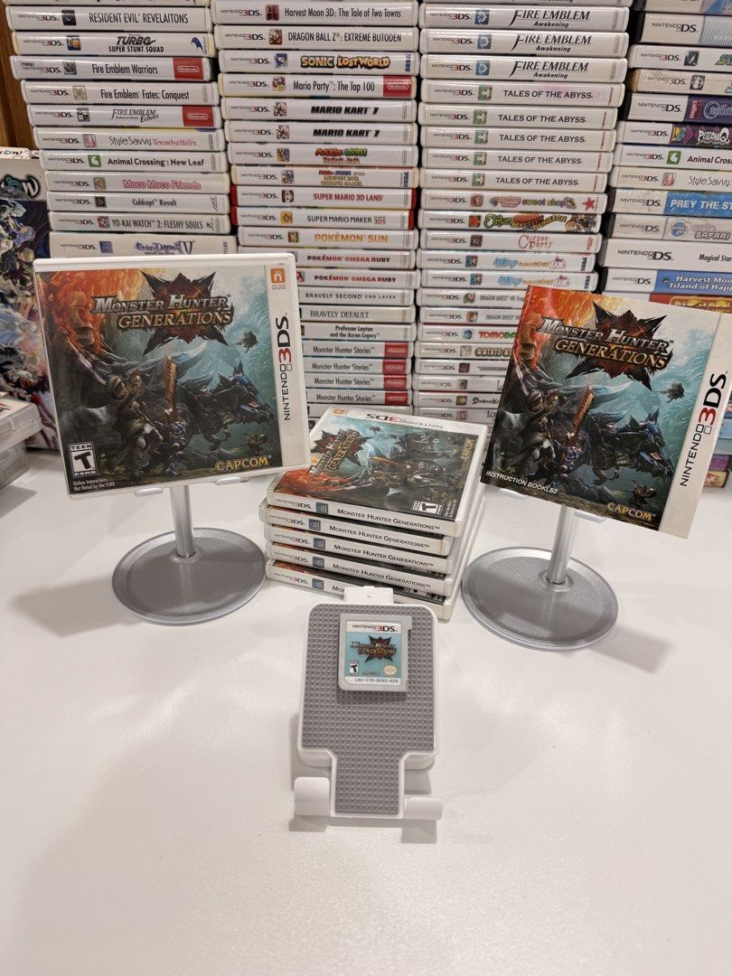 Monster Hunter Generations 3DS/2DS Game (Category: In-Game Products) located in Baliuag. Submitted by mostlyaboutnintendo (Listing ID 1460904517, Image 1). Description: 📌 https://linktr.ee/mostlyaboutnintendo 📢 COMPLETE IN CASE AND MANUAL/s ✔️ Authentic ✔️ Mabilis ma-read mismong cartridge ✔️ Guaranteed tested and working ✔️ Will always send tested pics before ship out ✔️ Clean Pins ✔️ US Version Monster Hunter Generations lets players take on 