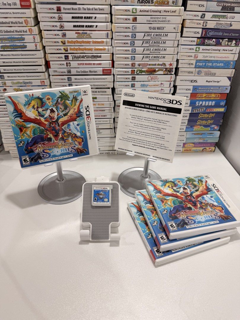 Monster Hunter Stories 3DS/2DS Game (Category: In-Game Products) located in Baliuag. Submitted by mostlyaboutnintendo (Listing ID 1460907551, Image 1). Description: 📌 https://linktr.ee/mostlyaboutnintendo 📢 COMPLETE IN CASE AND MANUAL/s ✔️ Authentic ✔️ Mabilis ma-read mismong cartridge ✔️ Guaranteed tested and working ✔️ Will always send tested pics before ship out ✔️ Clean Pins ✔️ US Version Monster Hunter Stories puts a colorful RPG twist on 