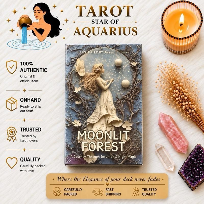 Moonlit Forest Oracle Deck (Category: Card Packs) located in Bacoor. Submitted by tarotstarofaquarius (Listing ID 1460915740, Image 1). Description: New and Sealed.