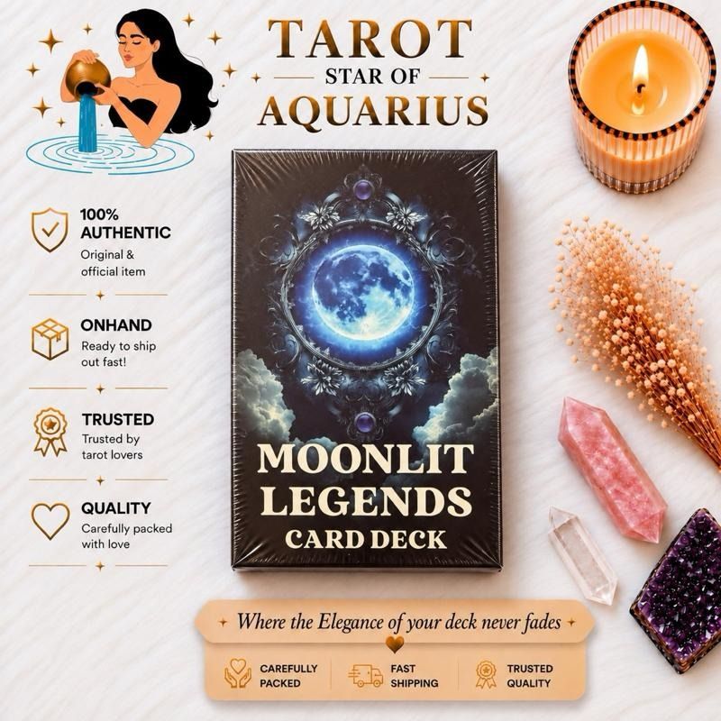 Moonlit Legends Oracle Cards (Category: Religious Items) located in Bacoor. Submitted by tarotstarofaquarius (Listing ID 1460916171, Image 1). Description: Discover the Witch Oracle Cards Deck ✨ Witch Oracle Cards Deck 54 Cards ✨ Dive into the enchanting world of the Witches of the Moonlit Forest. This deck is perfect for those who love forest magic and animal spirit. It offers intuitive guidance and spiritual insight for pagans and nature lovers